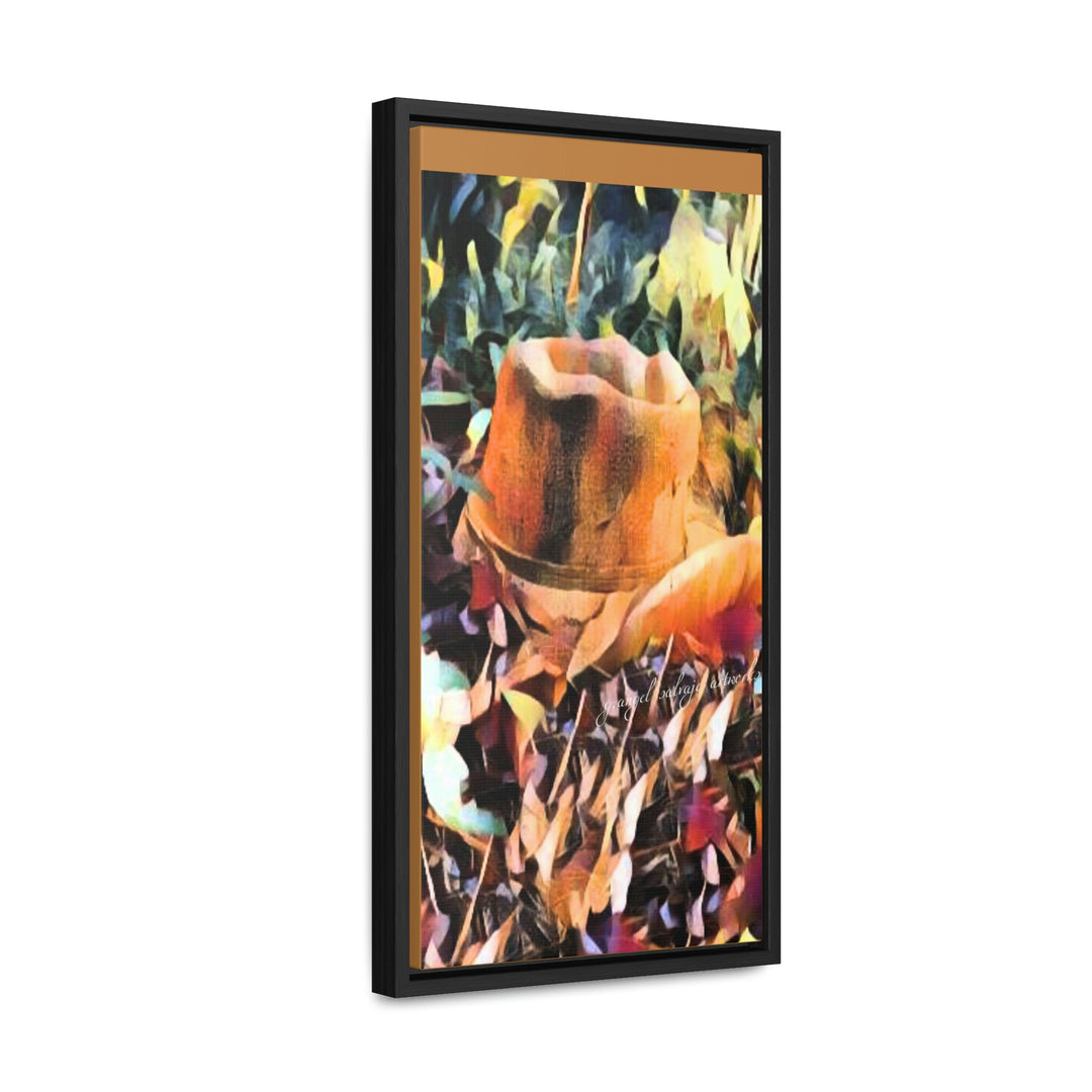 A Man's Hat Gallery Canvas Wraps, Vertical Frame