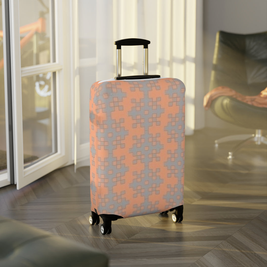 Coral Luggage Cover