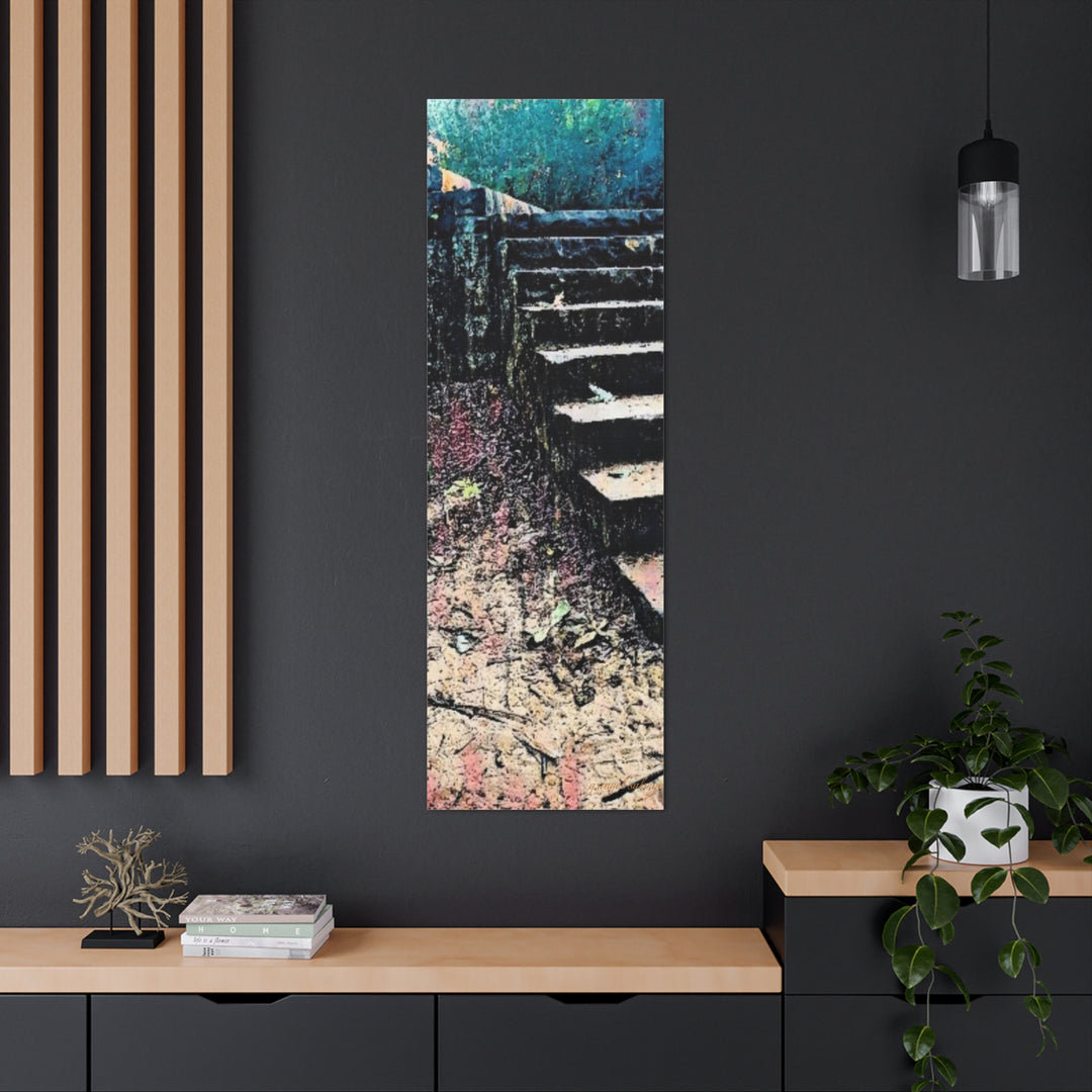 Take the High Road in pastels Canvas Gallery Wraps