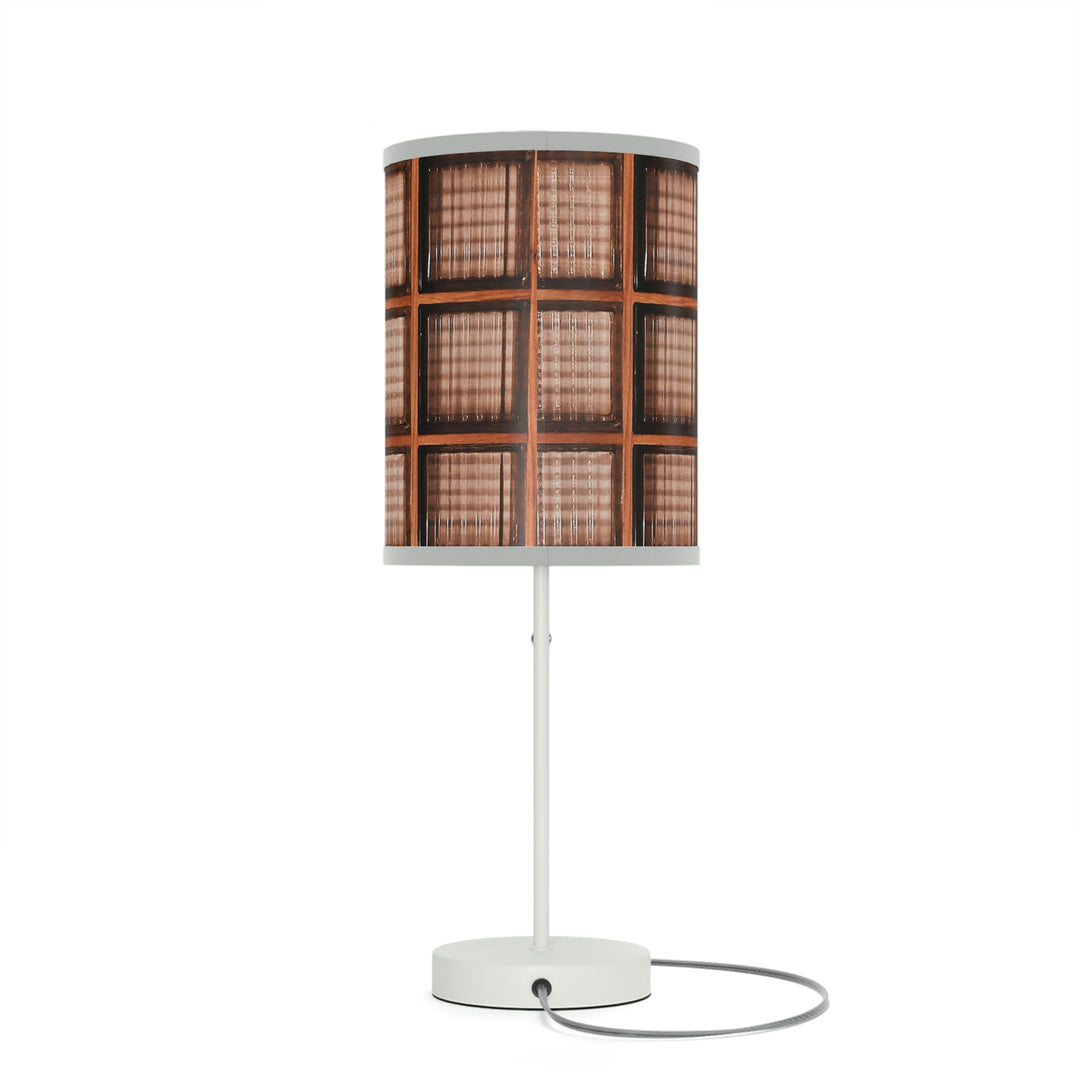 Wood and Glass design Lamp on a Stand, US|CA plug