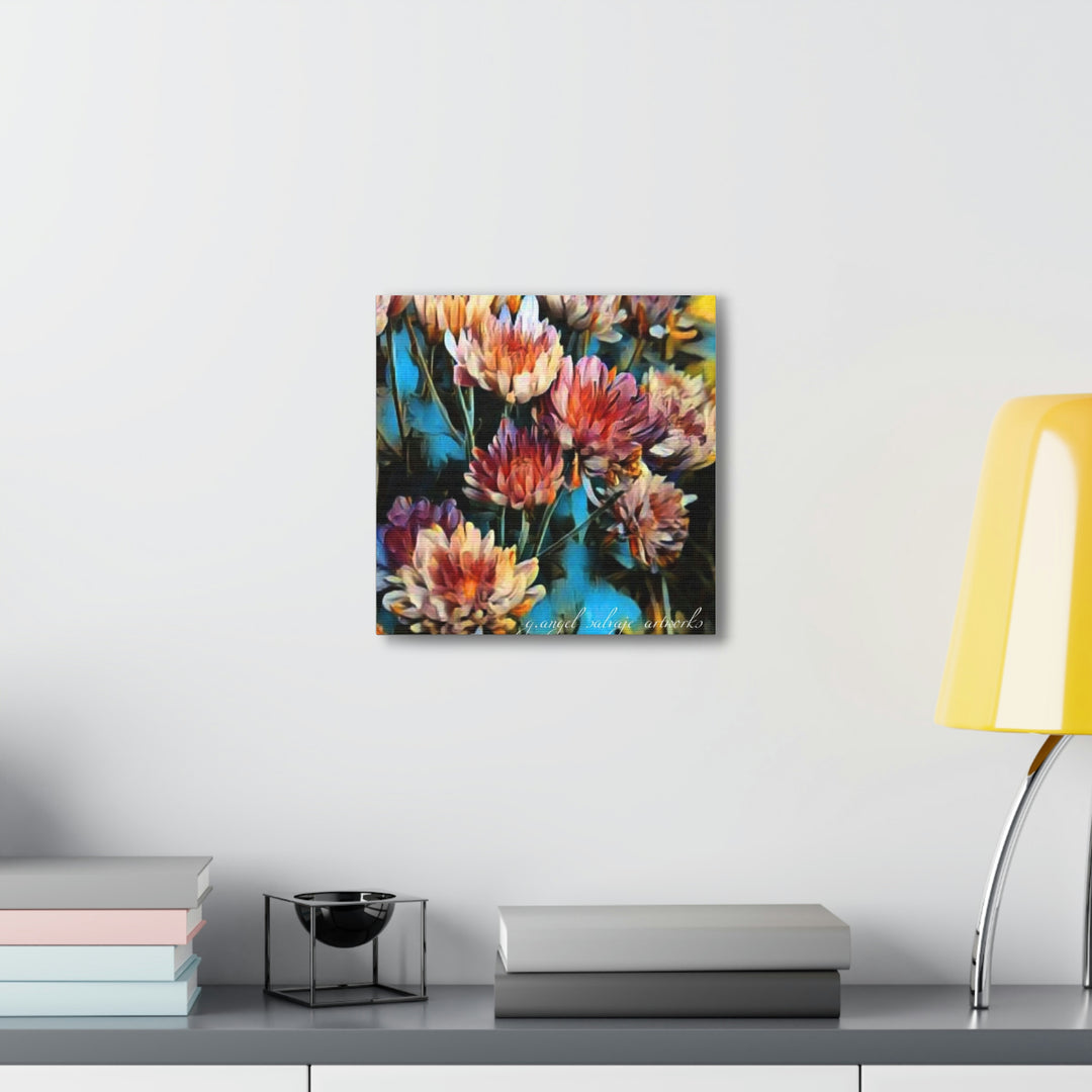 Corinthian Mums Canvas Gallery Wraps