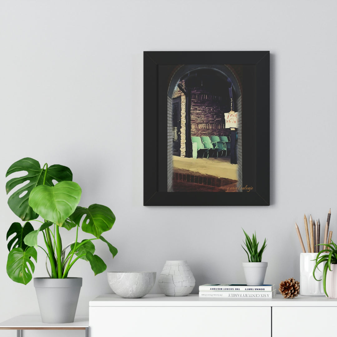 Waystation to Judgement Framed Vertical Poster