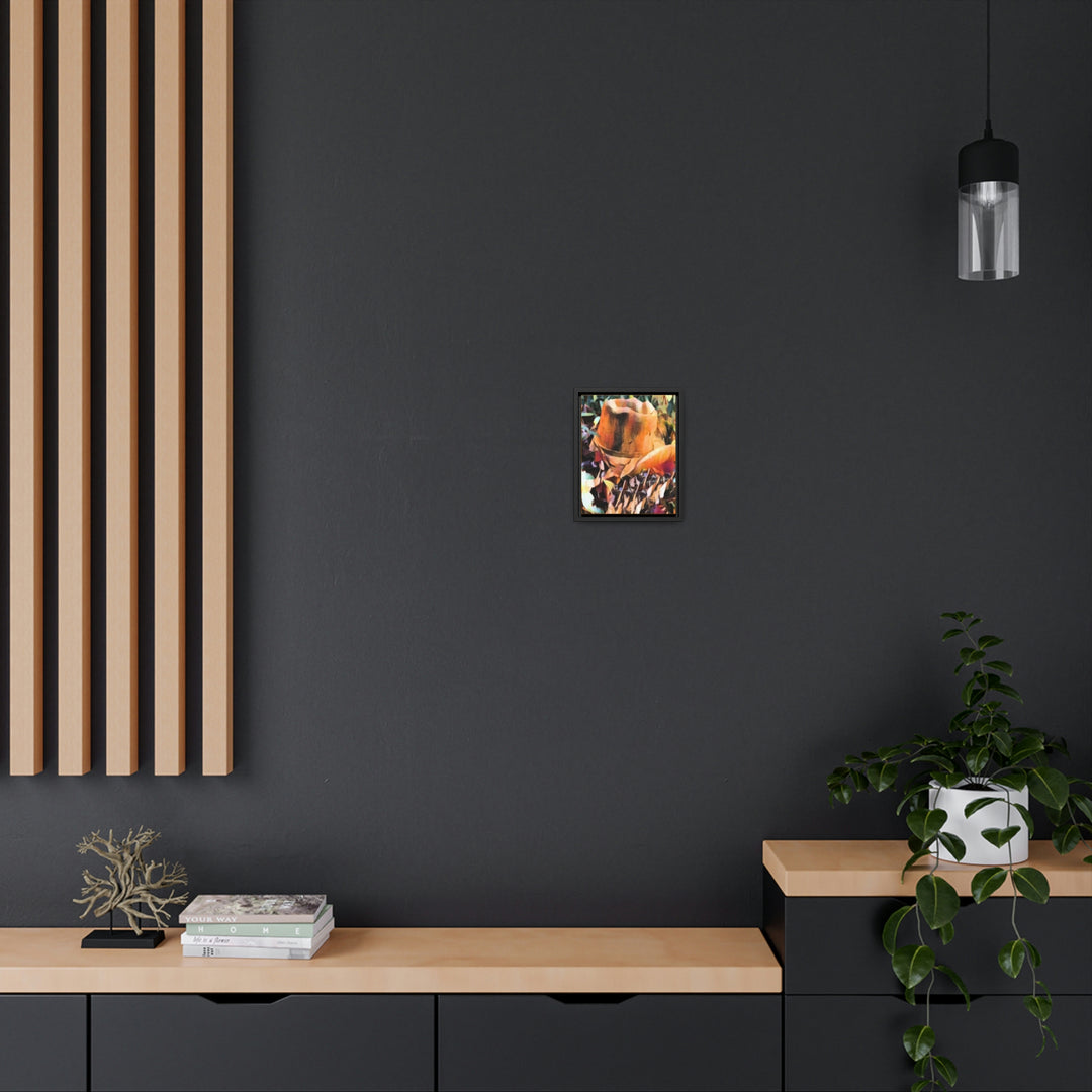 A Man's Hat Gallery Canvas Wraps, Vertical Frame