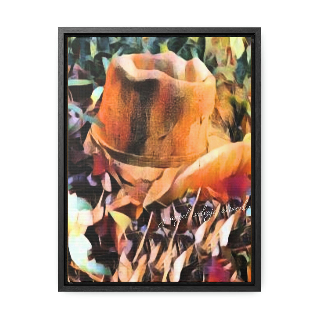 A Man's Hat Gallery Canvas Wraps, Vertical Frame