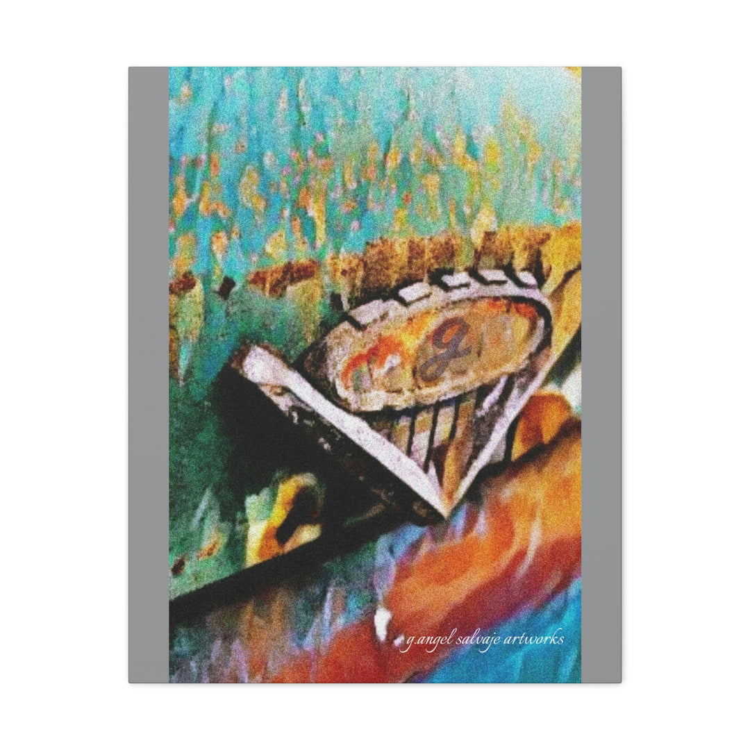 g's '63 V6 emblem on Canvas Gallery Wraps
