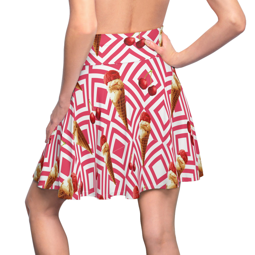 Chill out  ice cream Women's Skater Skirt (AOP)