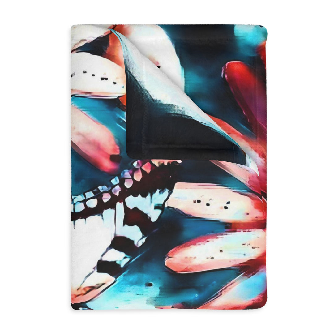 Maybe we are all Butterflies style 2 Velveteen Minky Blanket (Two-sided print)