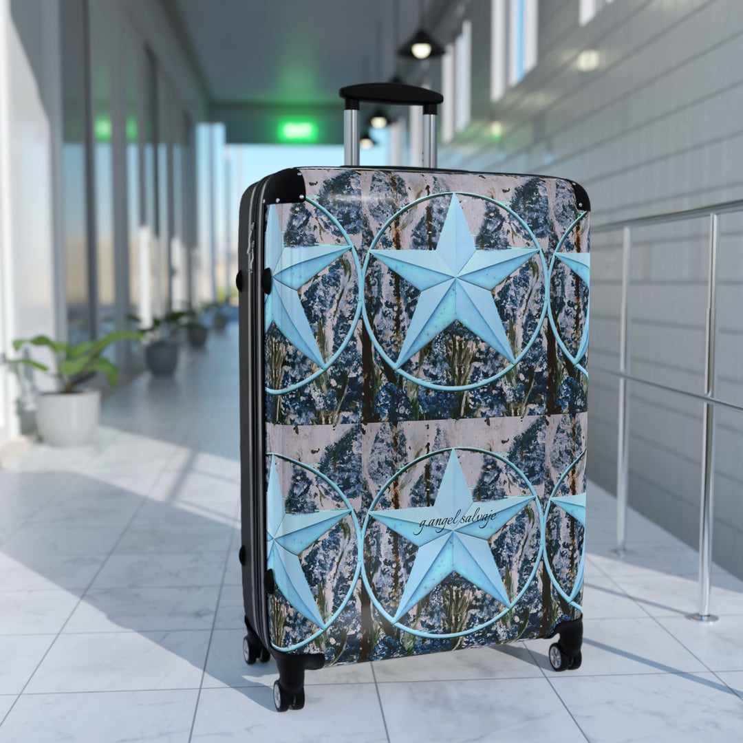 Stars and Bluebonnet Suitcase