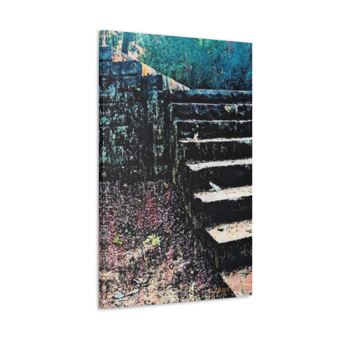 Take the High Road in pastels Canvas Gallery Wraps