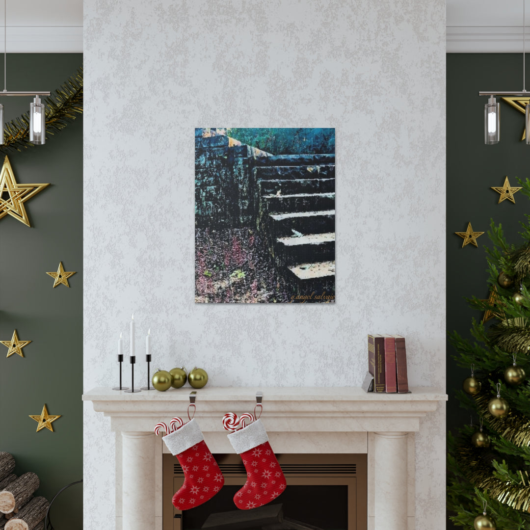 Take the High Road in pastels Canvas Gallery Wraps