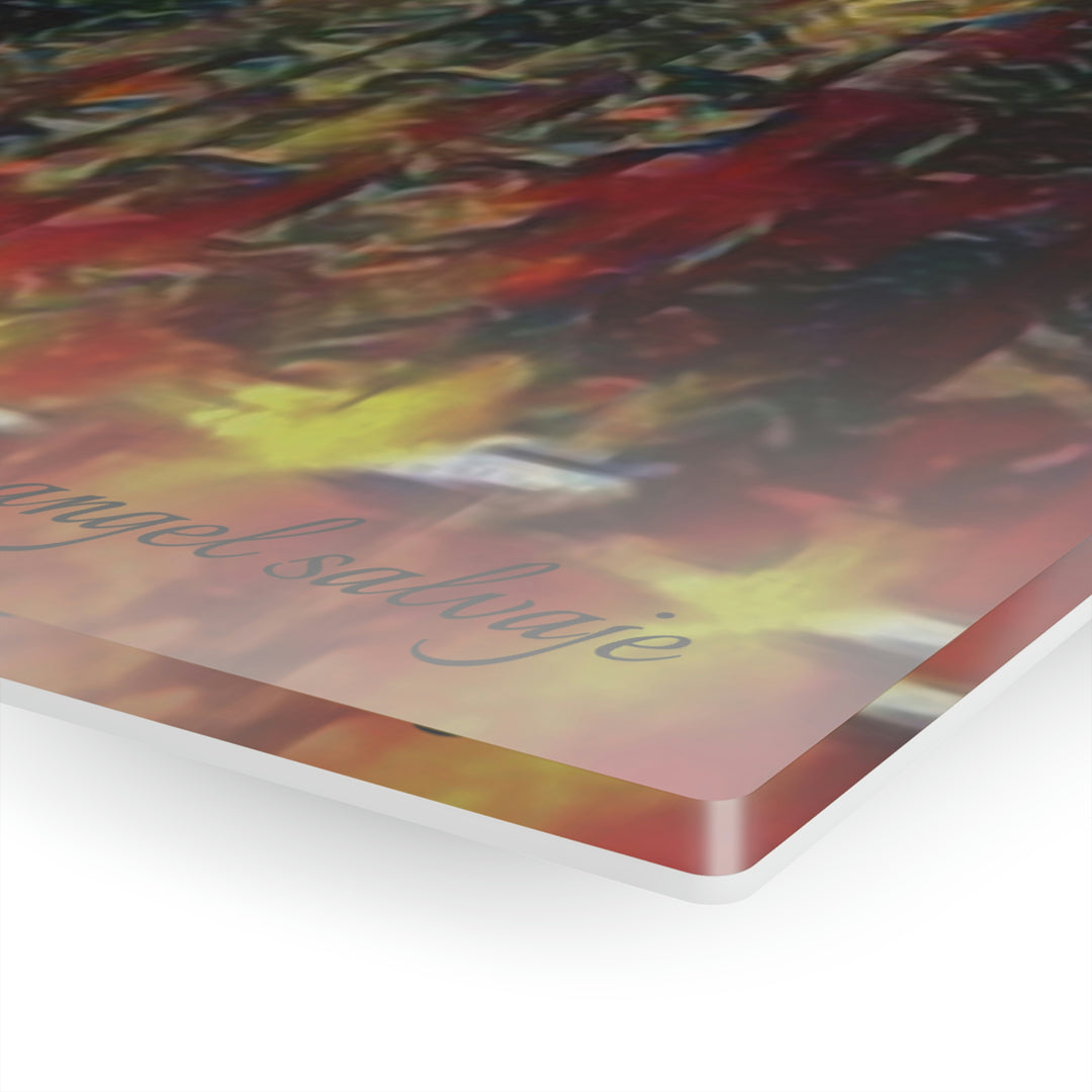 Your Light Pierces the Chaos in the air Acrylic Prints