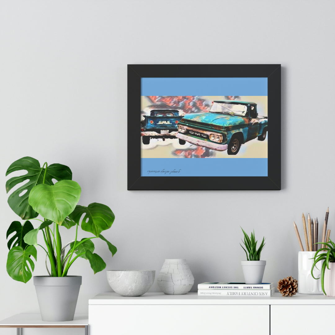 1963 GMC Framed Horizontal Poster