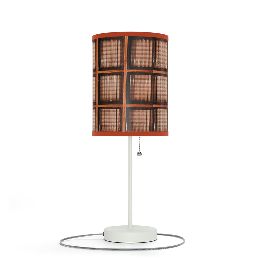 Wood and Glass design Lamp on a Stand, US|CA plug