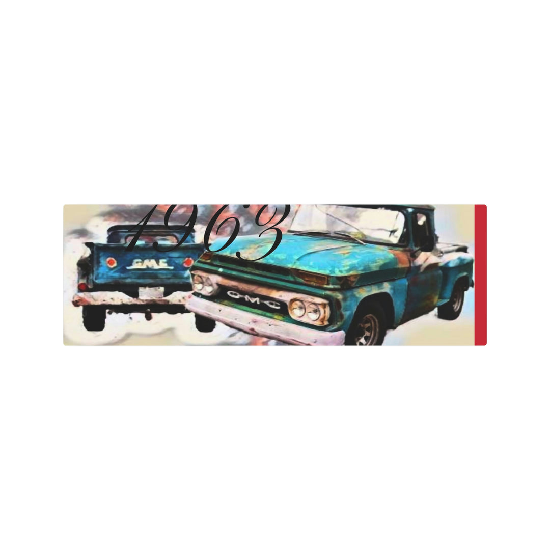 1963 gmc v6 Metal Art Sign