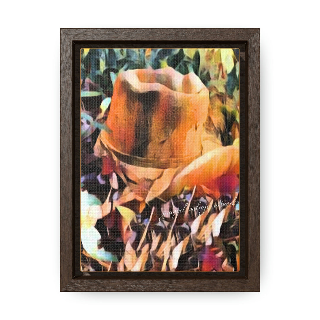 A Man's Hat Gallery Canvas Wraps, Vertical Frame