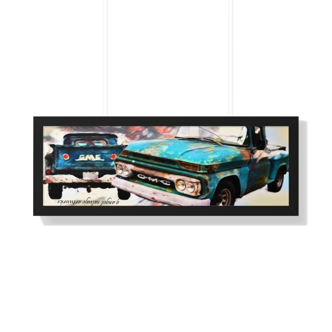 1963 GMC Framed Horizontal Poster