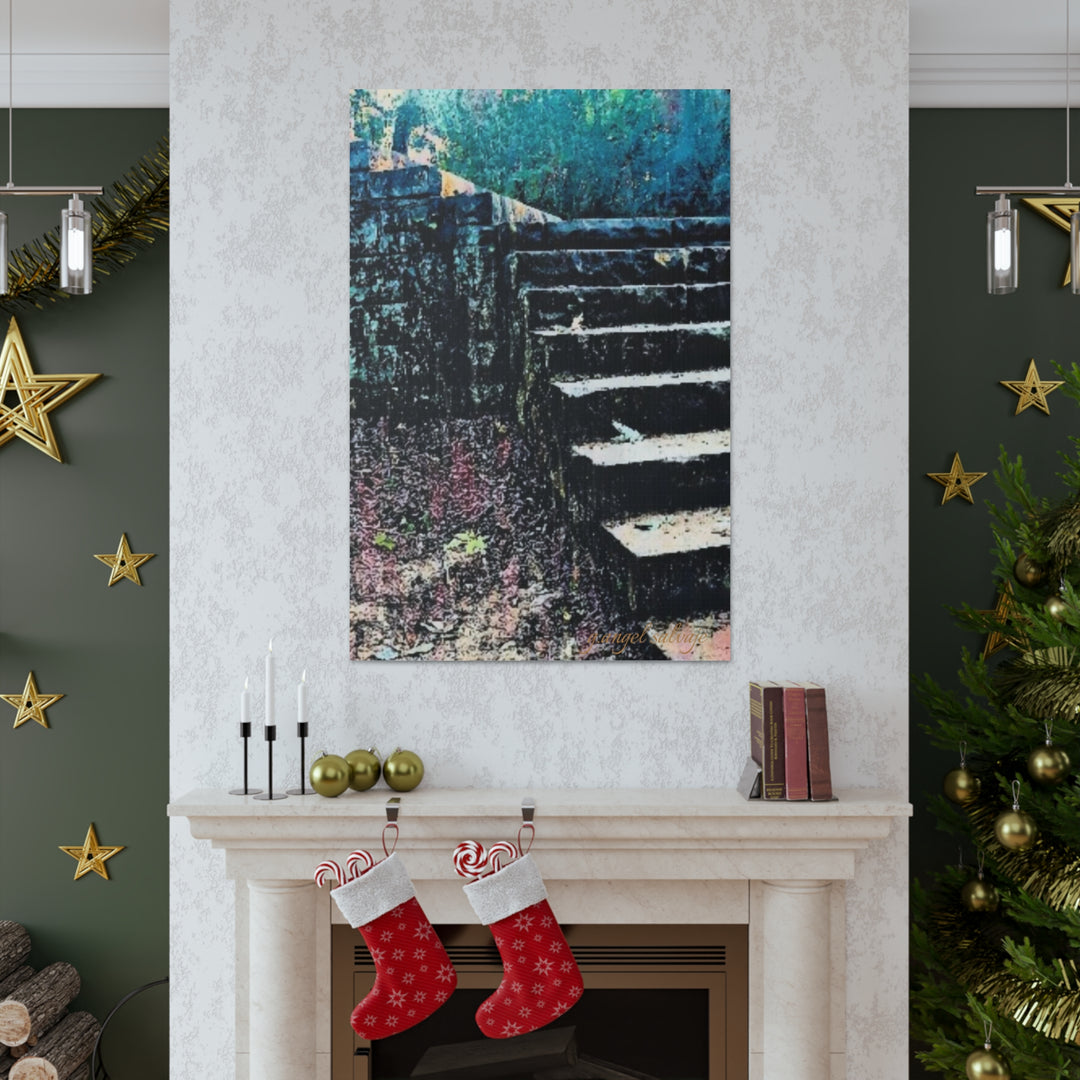 Take the High Road in pastels Canvas Gallery Wraps