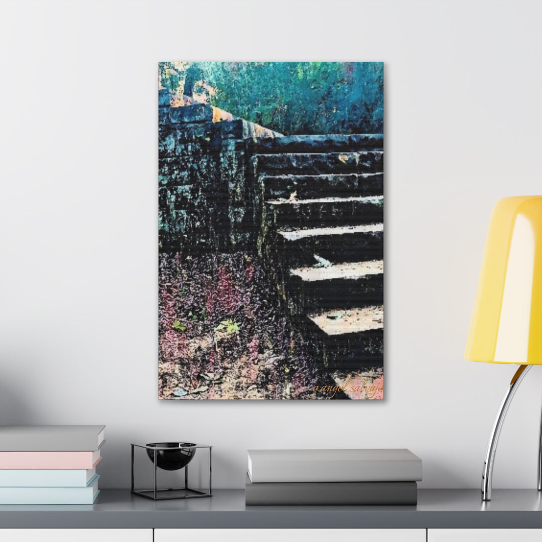 Take the High Road in pastels Canvas Gallery Wraps