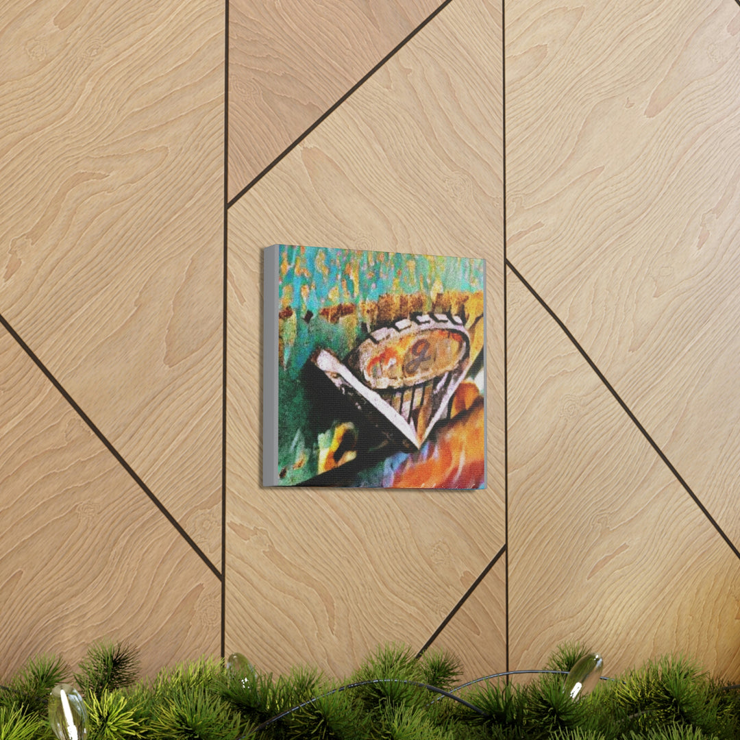 g's '63 V6 emblem on Canvas Gallery Wraps