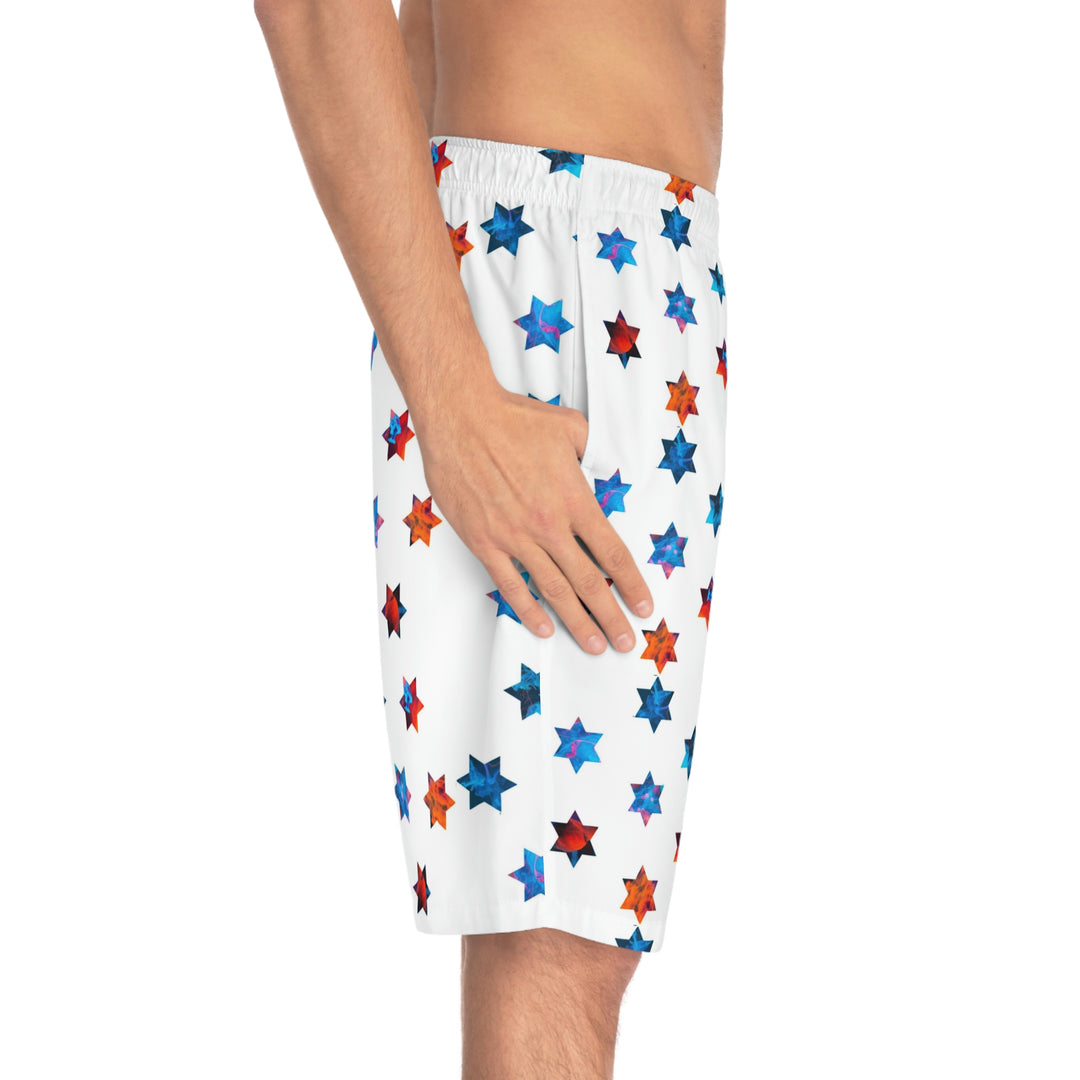 Stars Men's Board Shorts (AOP)