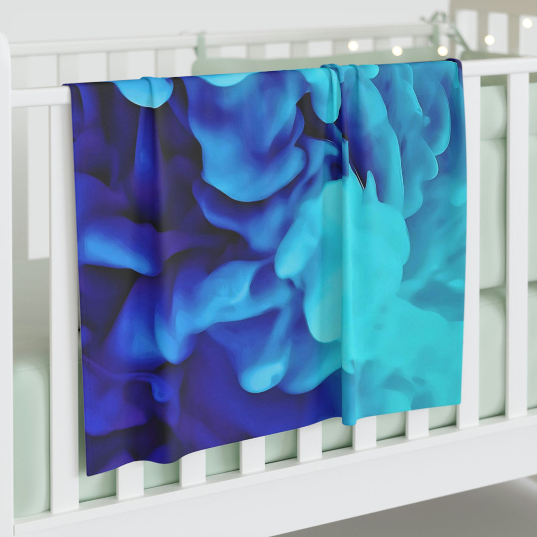 Blue Clouds Baby Swaddle Blanket