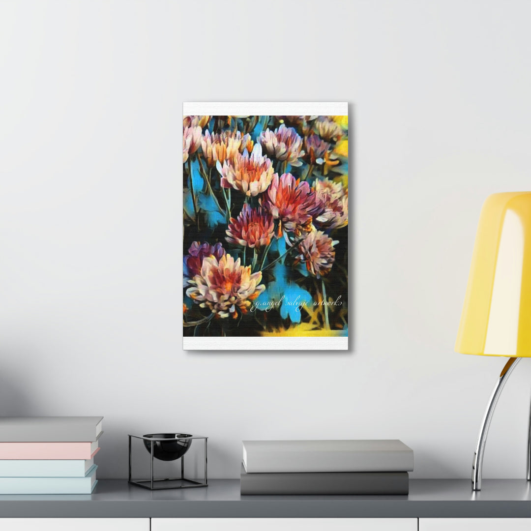 Corinthian Mums Canvas Gallery Wraps