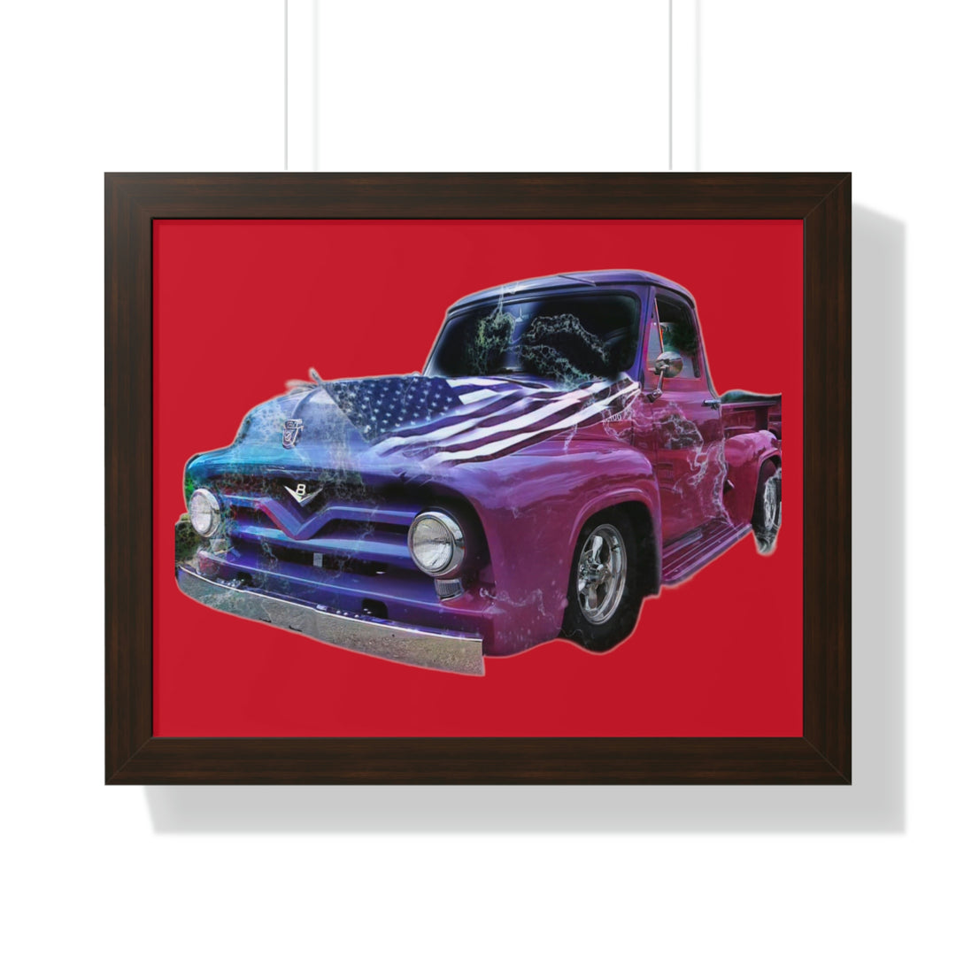 1956 Ford Truck Framed Horizontal Poster