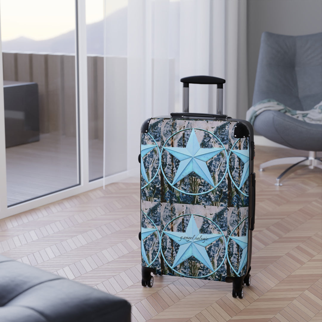 Stars and Bluebonnet Suitcase