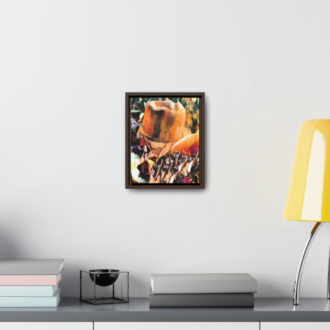 A Man's Hat Gallery Canvas Wraps, Vertical Frame