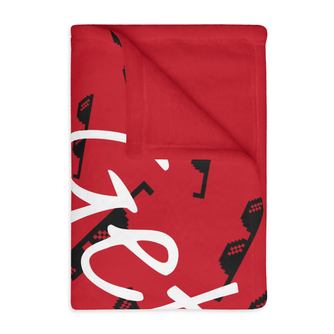 Just Deal Velveteen Minky Blanket (Two-sided print)