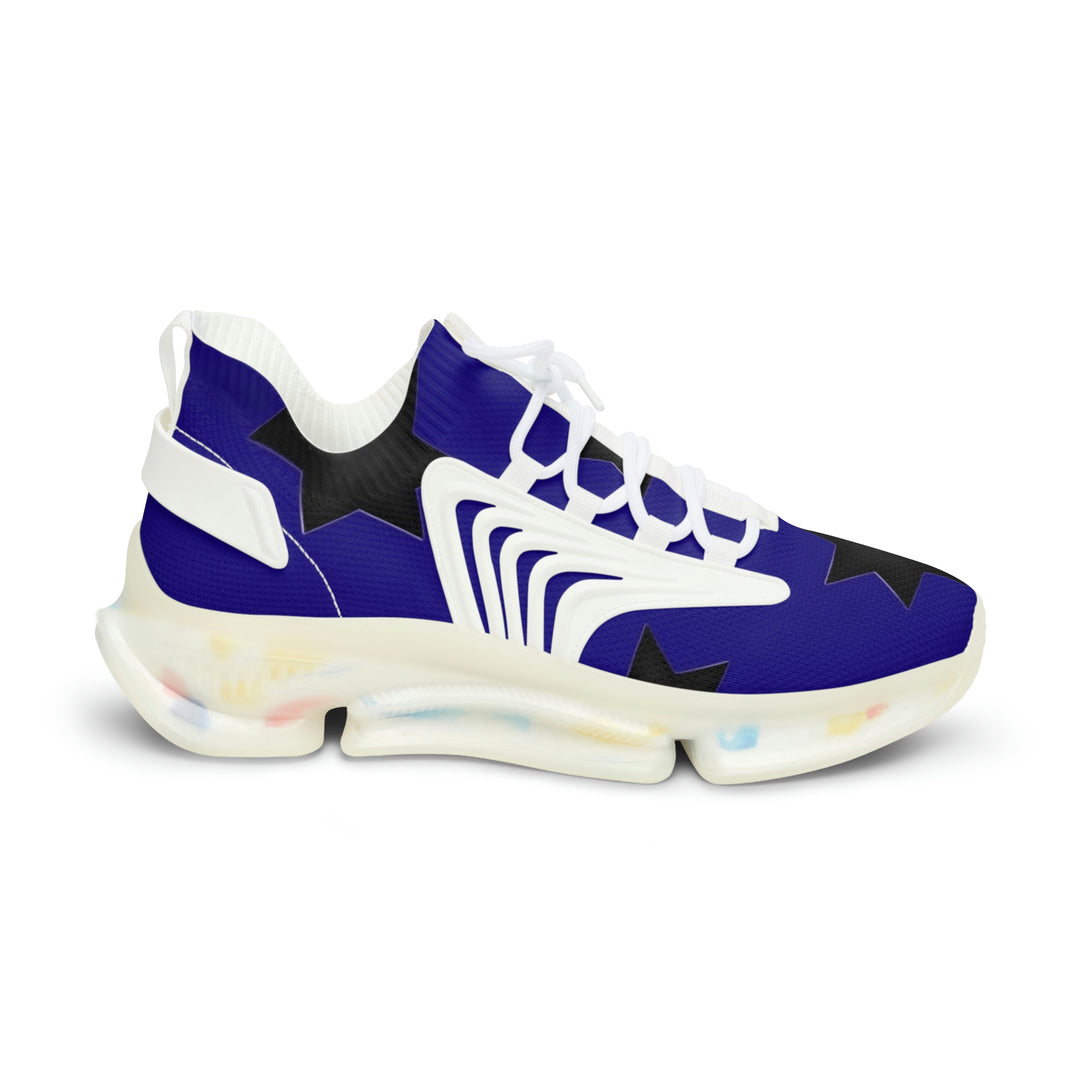 Gatlin'sBlue w/black stars Mesh Sneakers