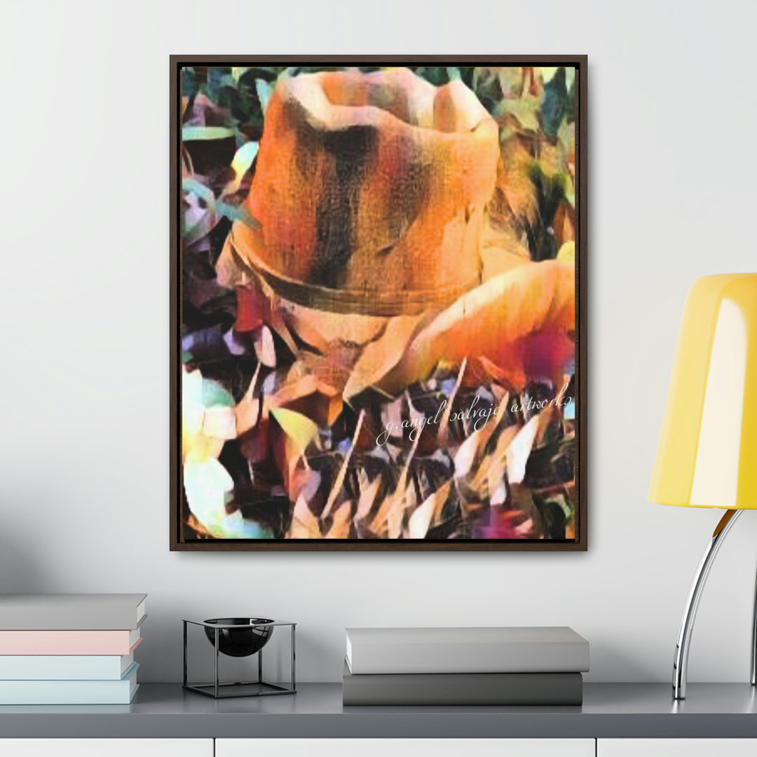 A Man's Hat Gallery Canvas Wraps, Vertical Frame