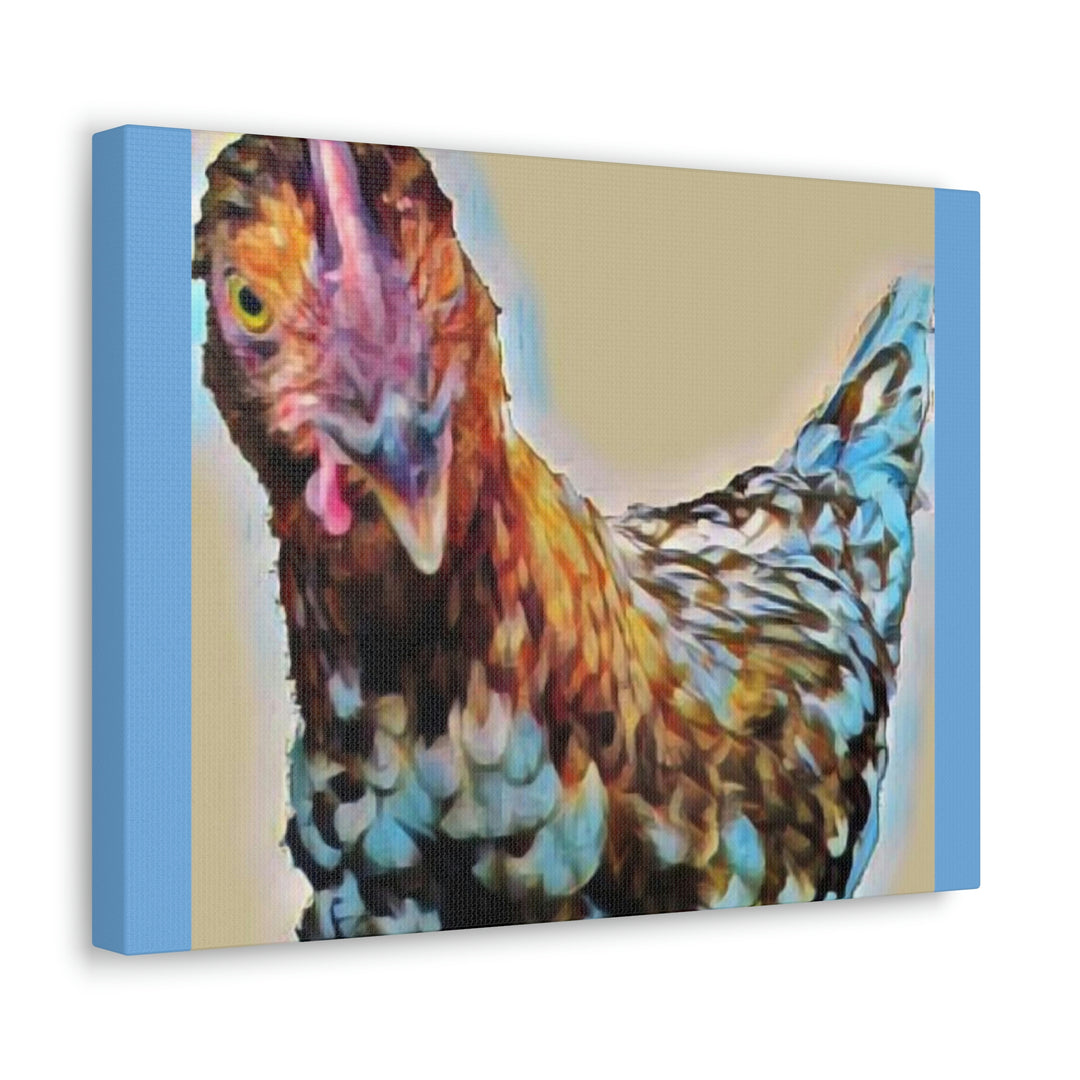 Spot the Hen on Canvas Gallery Wraps