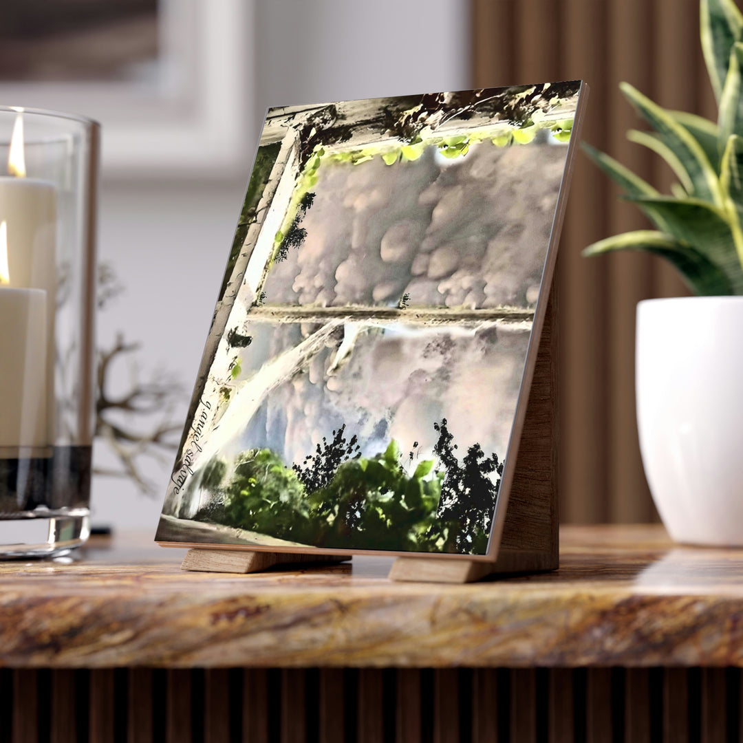 Inevitable Storm Approaching Ceramic Photo Tile