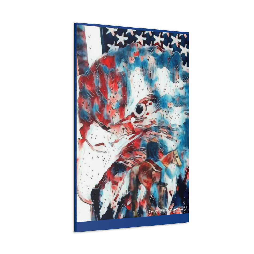America Strong and Free Canvas Gallery Wraps