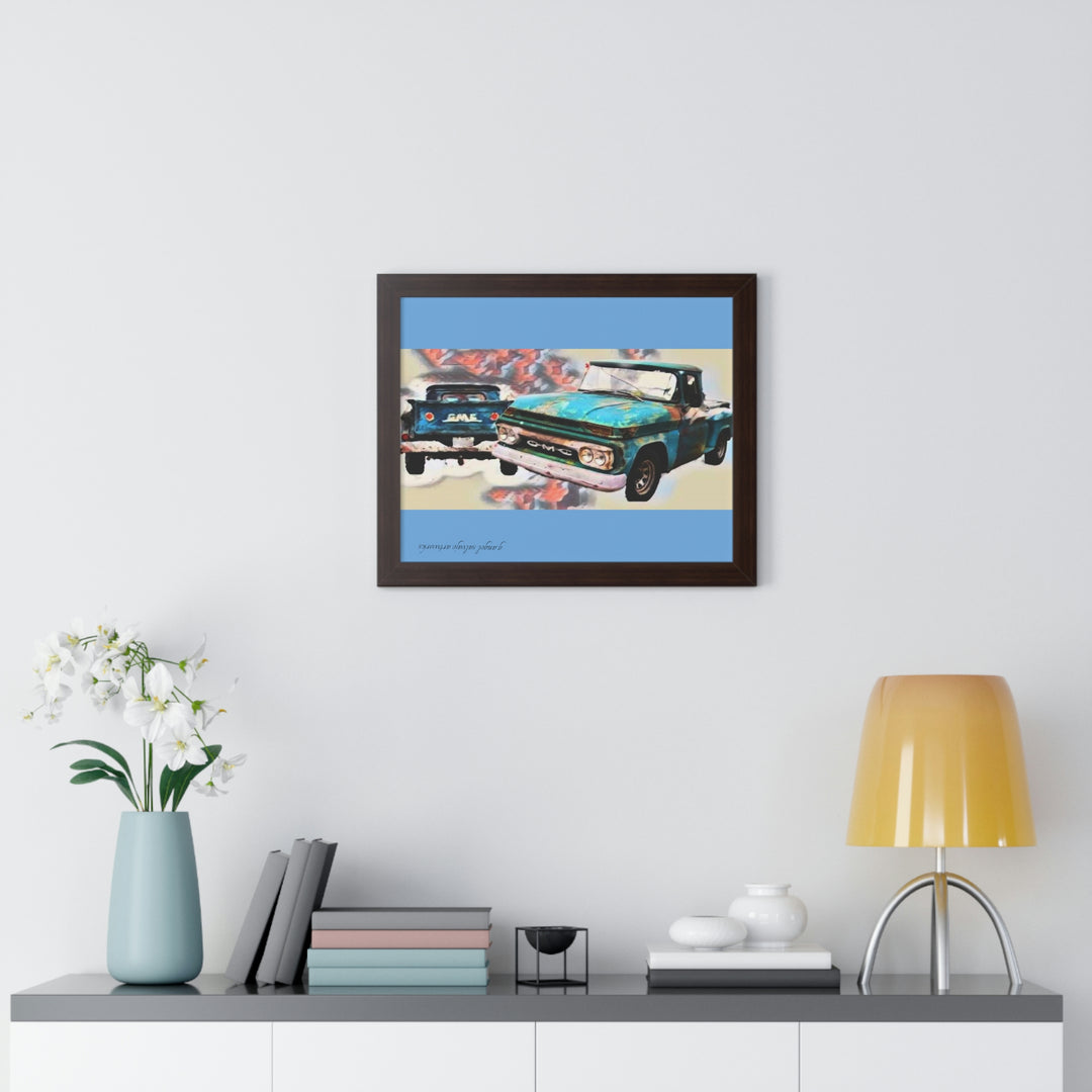 1963 GMC Framed Horizontal Poster