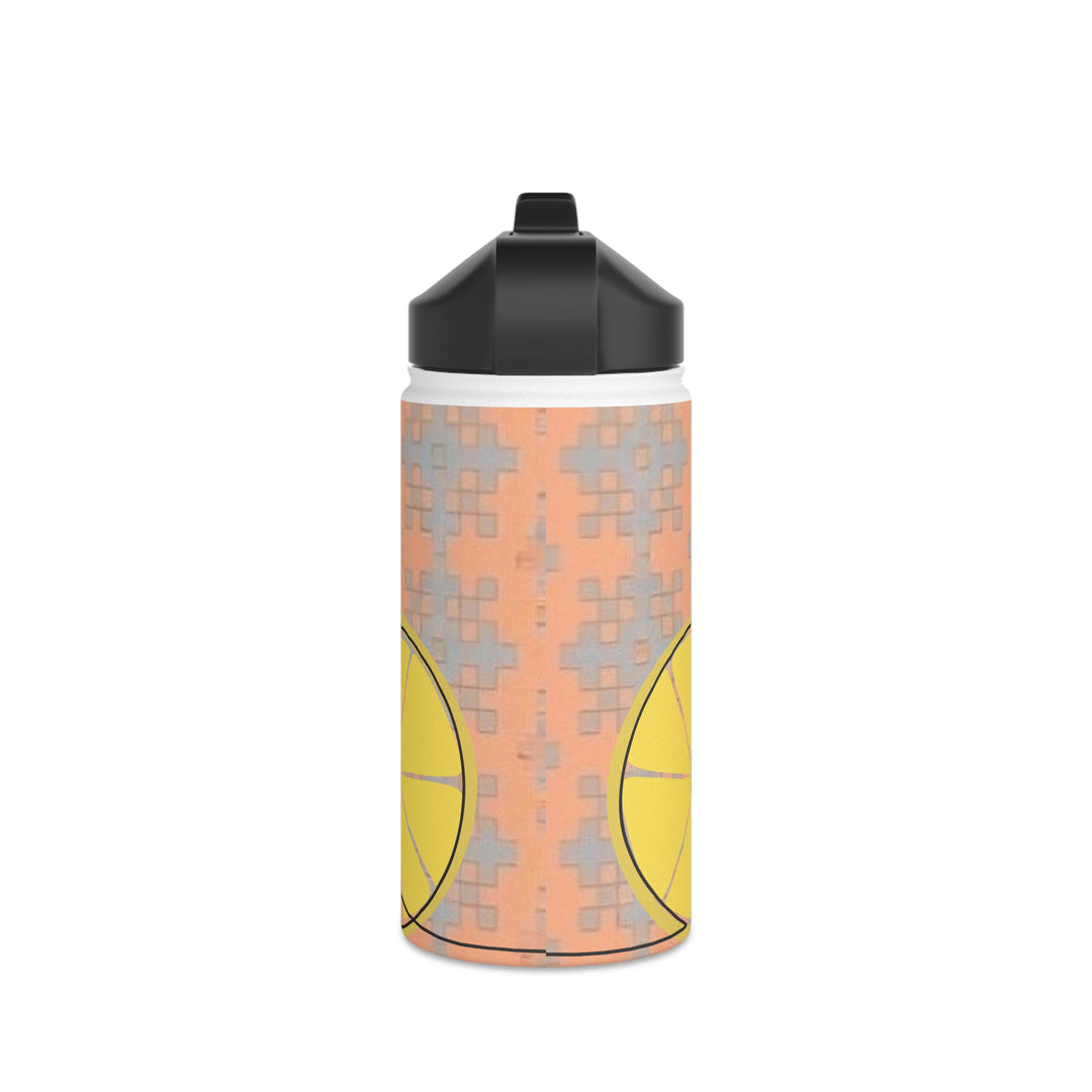 Lemon Bicycle Stainless Steel Water Bottle, Standard Lid