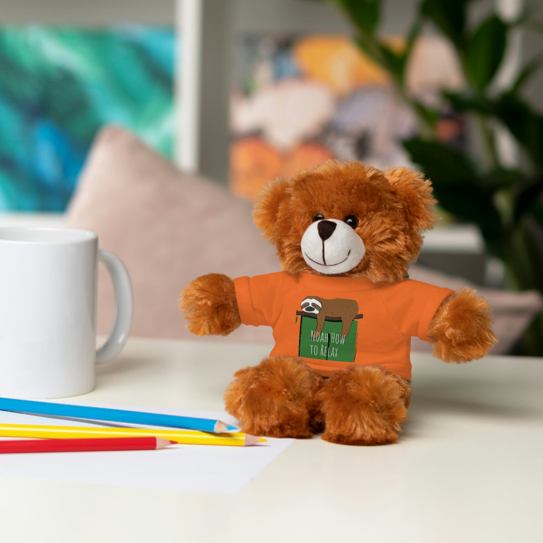Noah How to Relax Stuffed Animals with Tee