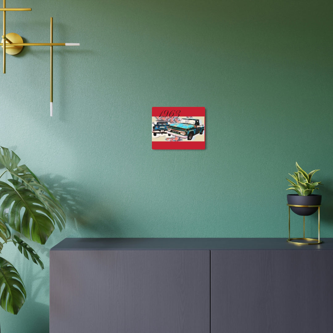1963 gmc v6 Metal Art Sign