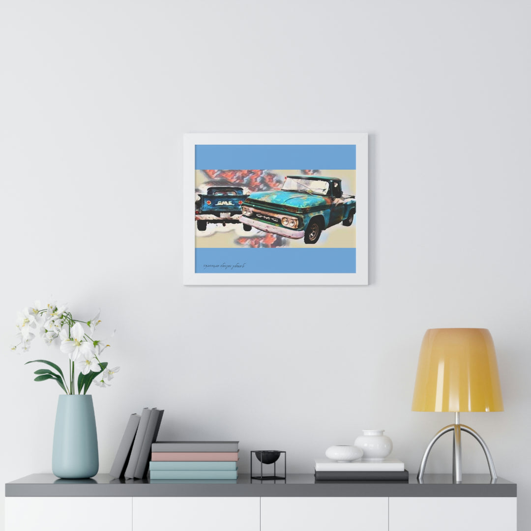 1963 GMC Framed Horizontal Poster