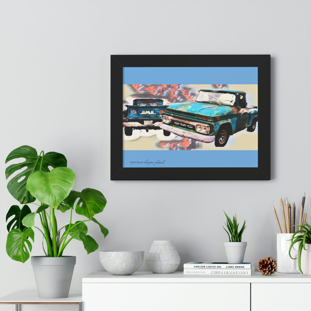 1963 GMC Framed Horizontal Poster