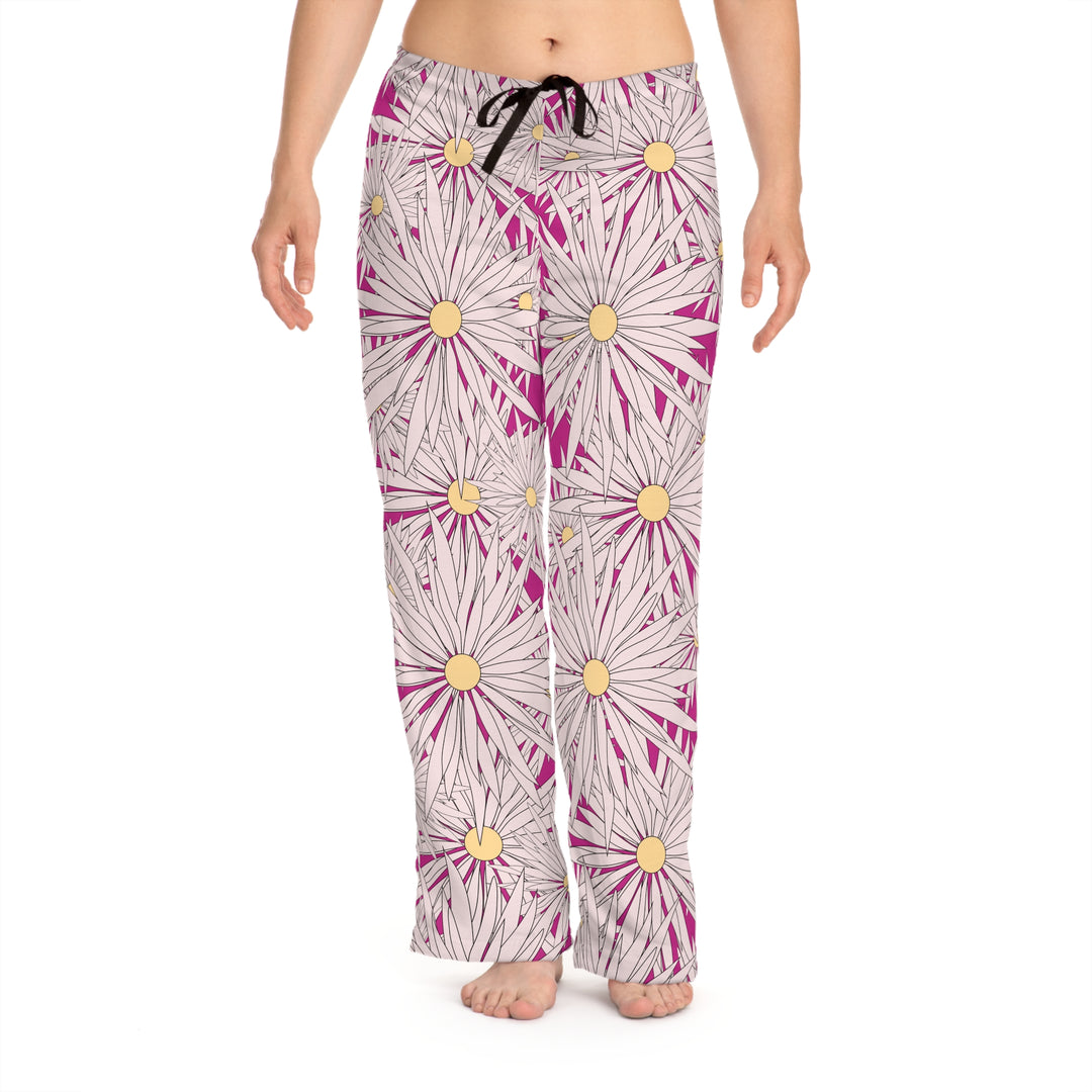 Flower Powered Women's Pajama Pants (AOP)