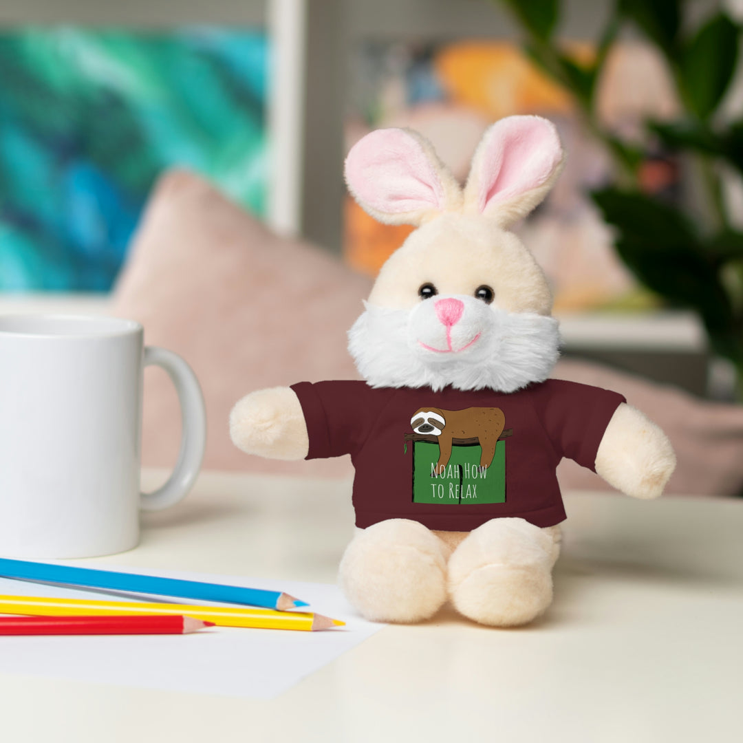 Noah How to Relax Stuffed Animals with Tee