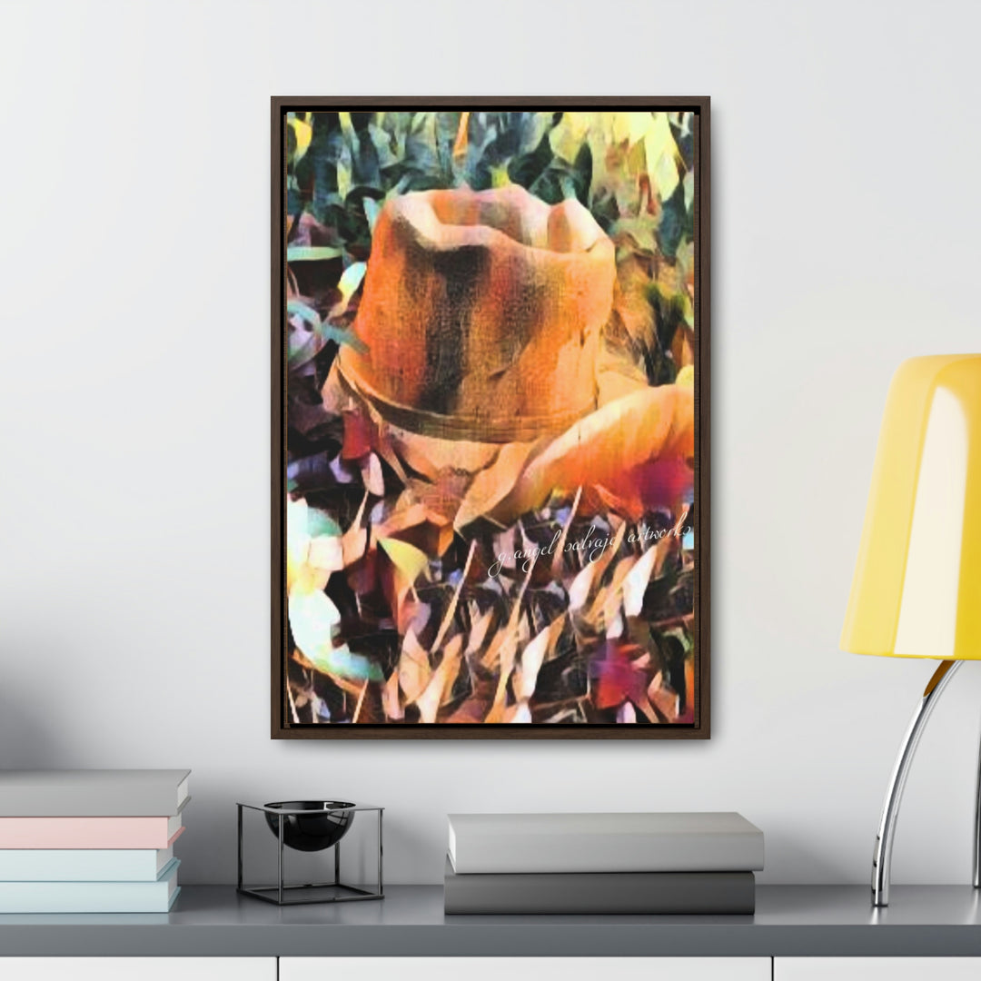 A Man's Hat Gallery Canvas Wraps, Vertical Frame