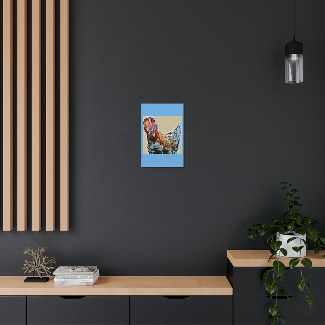 Spot the Hen on Canvas Gallery Wraps