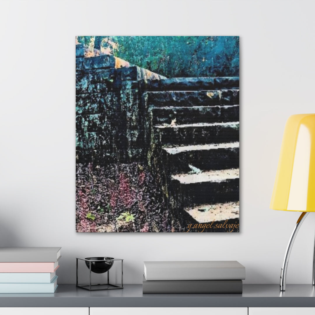 Take the High Road in pastels Canvas Gallery Wraps