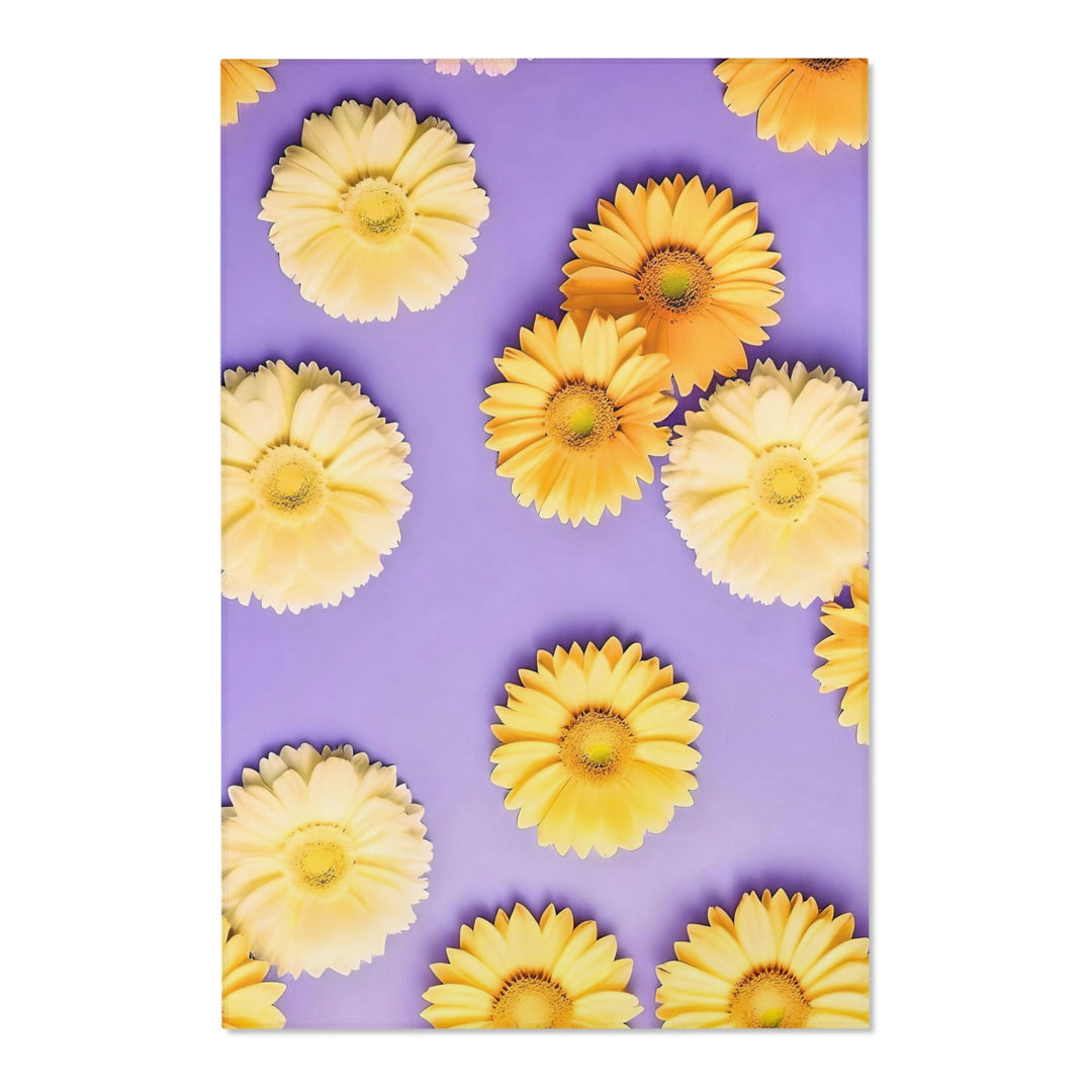 Flower Power Style 4 Area Rugs