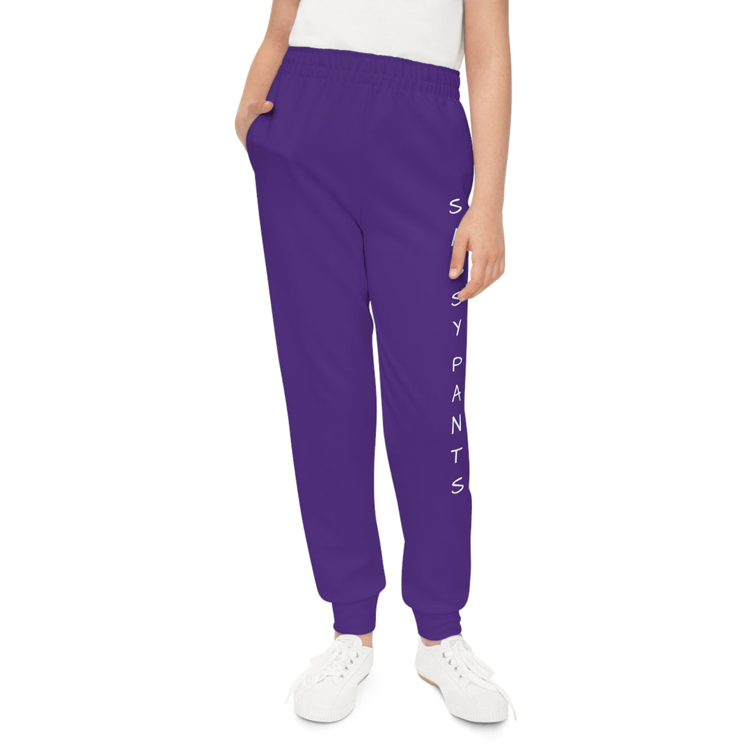 Purple Sassy Pants Youth Joggers (AOP)
