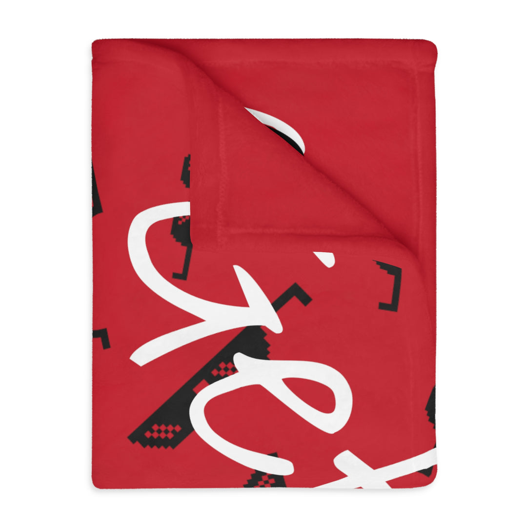 Just Deal Velveteen Minky Blanket (Two-sided print)