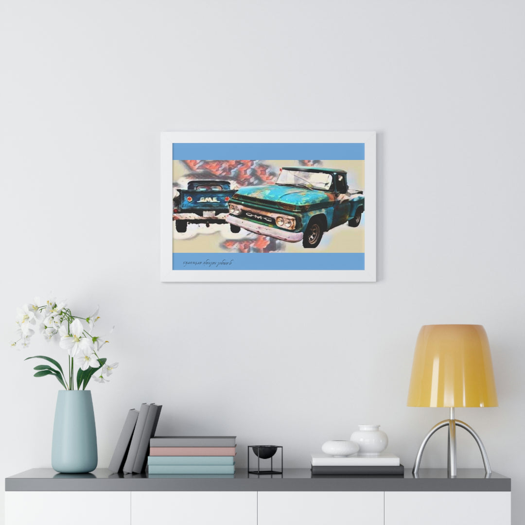 1963 GMC Framed Horizontal Poster